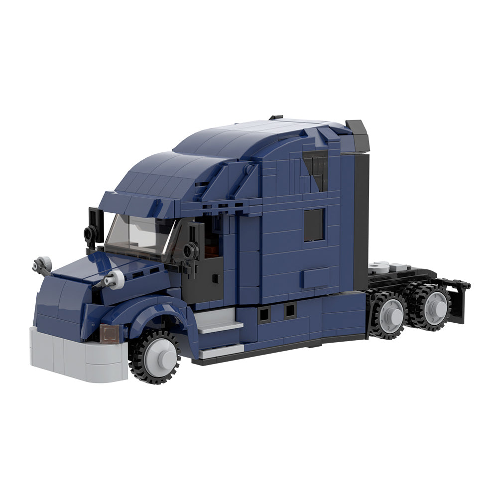 689PCS Freightliner Cascadia MOC Building Block Bricks |MocPixel