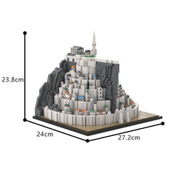 1537PCS Minas Tirith- Lord of ring MOC Building Block Bricks |MocPixel
