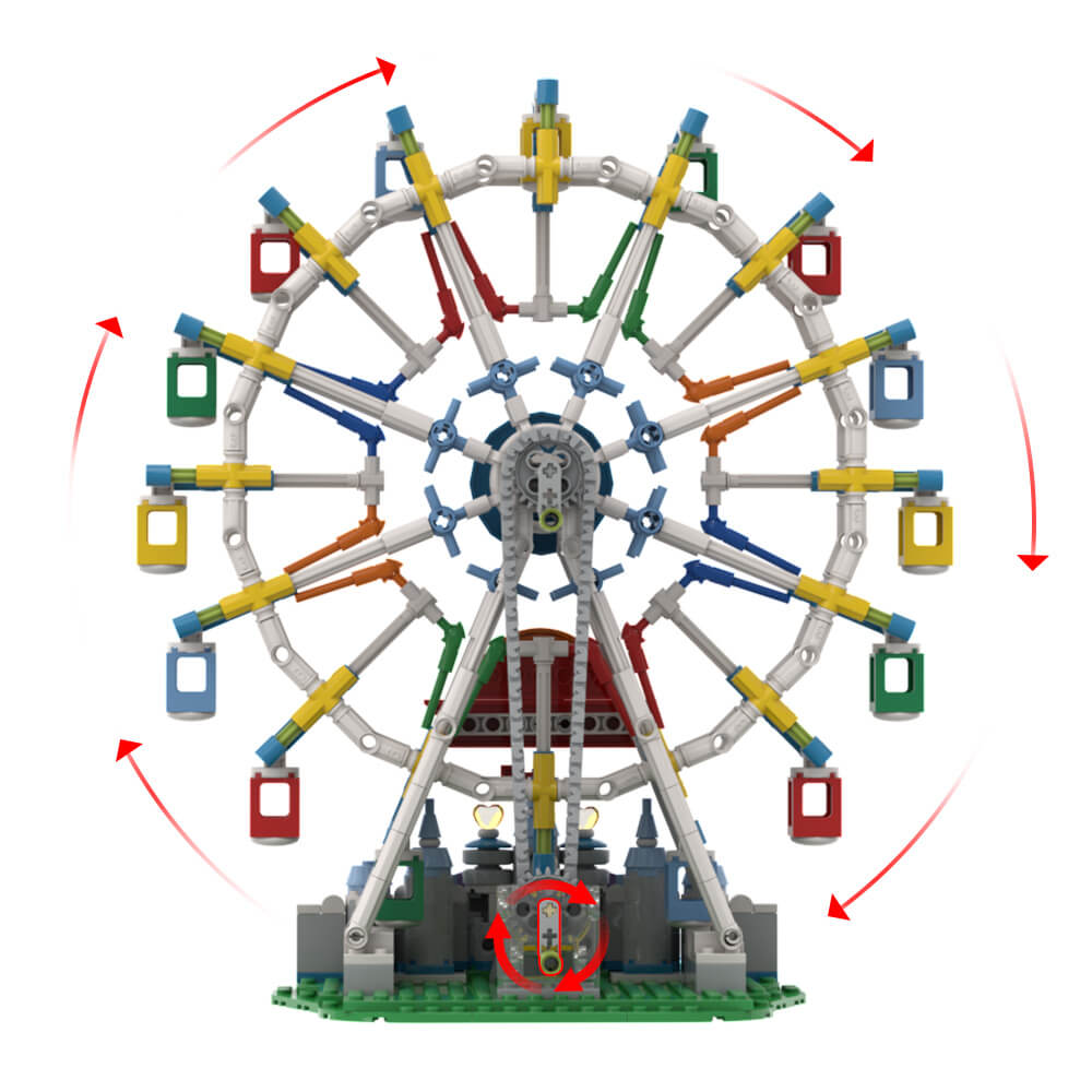 769PCS Ferris Wheel MOC Building Block Bricks |MocPixel