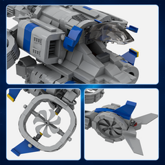 831PCS Craft of Star II Banshee MOC Building Block Bricks |MocPixel