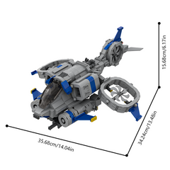 831PCS Craft of Star II Banshee MOC Building Block Bricks |MocPixel