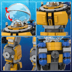 631PCS Deep Sea Exploration Exo Suit MOC Building Block Bricks |MocPixel