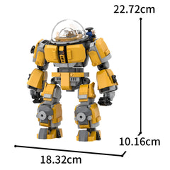 631PCS Deep Sea Exploration Exo Suit MOC Building Block Bricks |MocPixel
