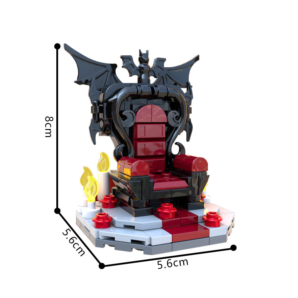 Vampire Throne/ Vampire Furniture Full Pack- Halloween Medieval Dnd Scenery Props MOC Building Block Bricks |MocPixel