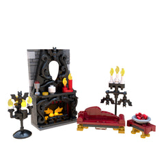Vampire Throne/ Vampire Furniture Full Pack- Halloween Medieval Dnd Scenery Props MOC Building Block Bricks |MocPixel
