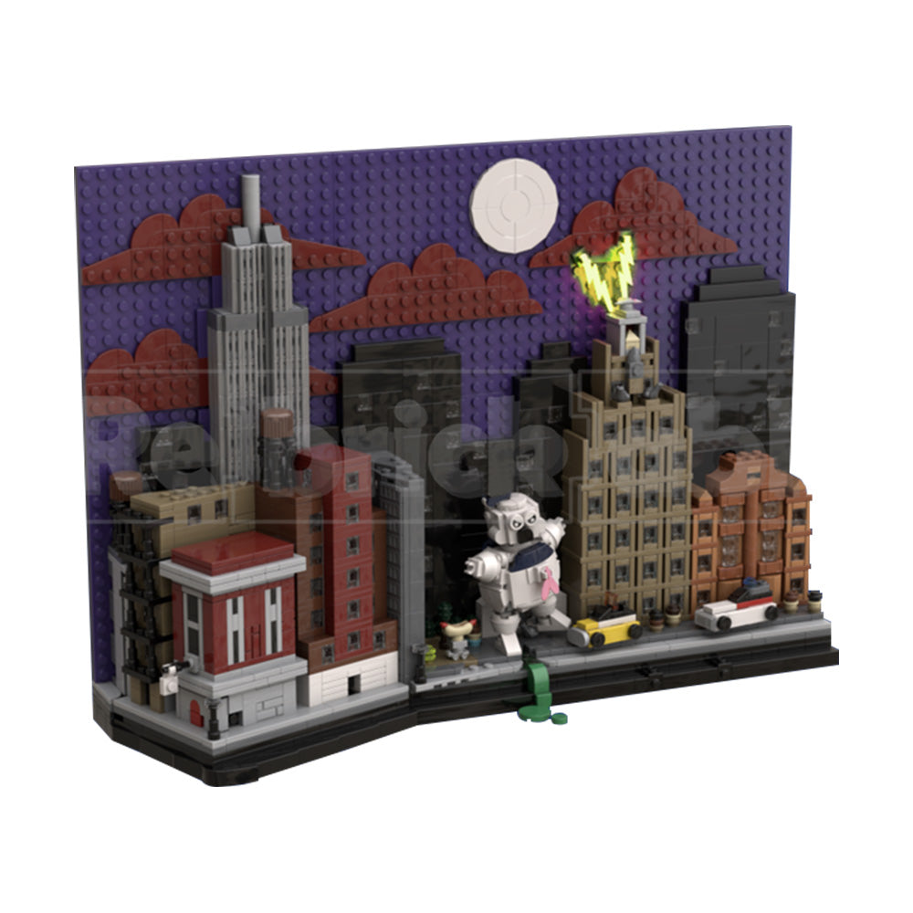 2447PCS Ghostt Bustter: New York City Skyline MOC Building Block Bricks |MocPixel