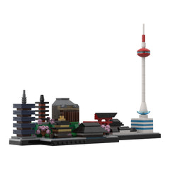 492PCS Kyoto Skyline MOC Building Block Bricks |MocPixel