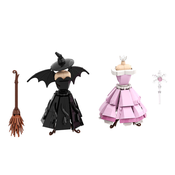 パターンブロック 253PCS Skirt of the Magic Witch MOC Building Block Bricks