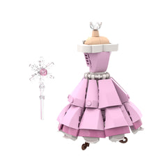 253PCS Skirt of the Magic Witch MOC Building Block Bricks |MocPixel