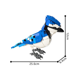 Birds Bluejay/ Toco Toucan/ Raven MOC Building Block Bricks |MocPixel
