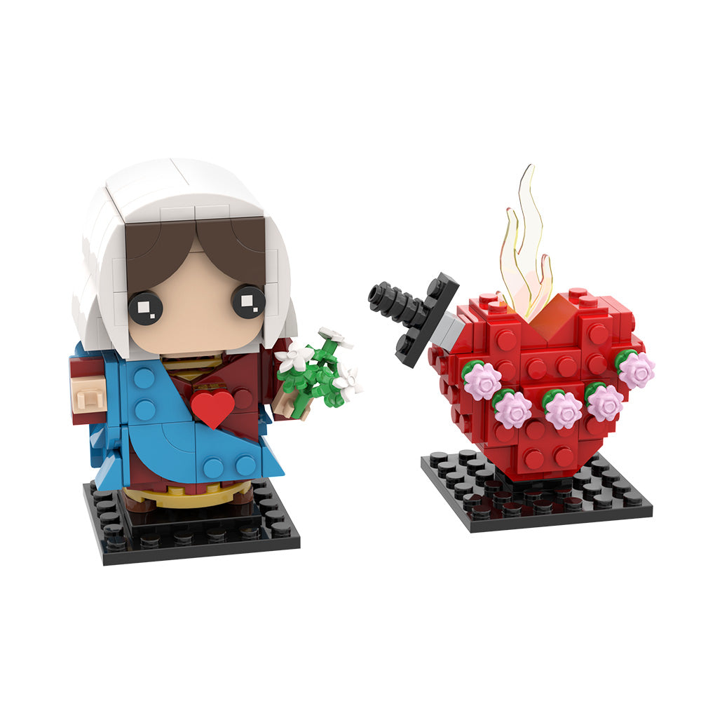 Virgin Mary/ Jesus/ Monstrance MOC Building Block Bricks |MocPixel