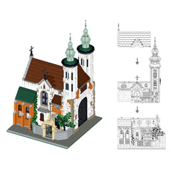 3040PCS Andrew'S Church MOC Building Block Bricks |MocPixel