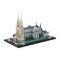 843PCS St. Patrick'S Cathedral 1:800 MOC Building Block Bricks |MocPixel