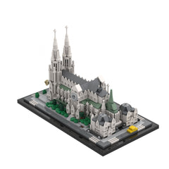 843PCS St. Patrick'S Cathedral 1:800 MOC Building Block Bricks |MocPixel