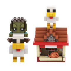 Chicken Jockey/ Steve's Lava Chicken MOC Building Block Bricks |MocPixel