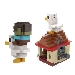 Chicken Jockey/ Steve's Lava Chicken MOC Building Block Bricks |MocPixel