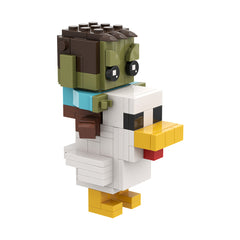 Chicken Jockey/ Steve's Lava Chicken MOC Building Block Bricks |MocPixel