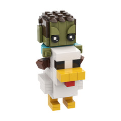 Chicken Jockey/ Steve's Lava Chicken MOC Building Block Bricks |MocPixel
