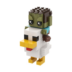 Chicken Jockey/ Steve's Lava Chicken MOC Building Block Bricks |MocPixel