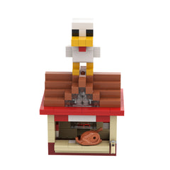 Chicken Jockey/ Steve's Lava Chicken MOC Building Block Bricks |MocPixel