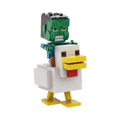 Chicken Jockey/ Steve's Lava Chicken MOC Building Block Bricks |MocPixel