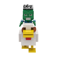 Chicken Jockey/ Steve's Lava Chicken MOC Building Block Bricks |MocPixel