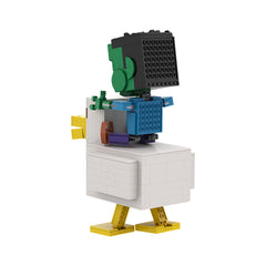 Chicken Jockey/ Steve's Lava Chicken MOC Building Block Bricks |MocPixel