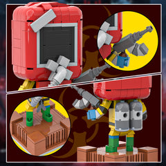 232PCS Rust Hazmat MOC Building Block Bricks |MocPixel