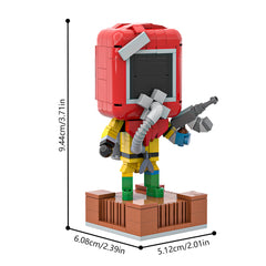 232PCS Rust Hazmat MOC Building Block Bricks |MocPixel