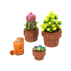 Small Potted Plants Series MOC Building Block Bricks |MocPixel