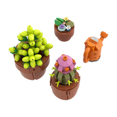 Small Potted Plants Series MOC Building Block Bricks |MocPixel