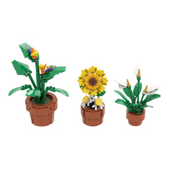 Small Potted Plants Series MOC Building Block Bricks |MocPixel
