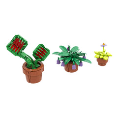 Small Potted Plants Series MOC Building Block Bricks |MocPixel