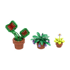 Small Potted Plants Series MOC Building Block Bricks |MocPixel