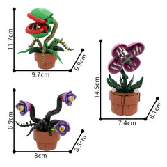 Small Potted Plants Series MOC Building Block Bricks |MocPixel