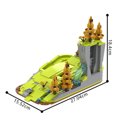 Calvin And Hobbes Wagon MOC Building Block Bricks |MocPixel