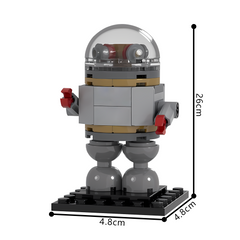 56PCS Retro Robot MOC Building Block Bricks |MocPixel