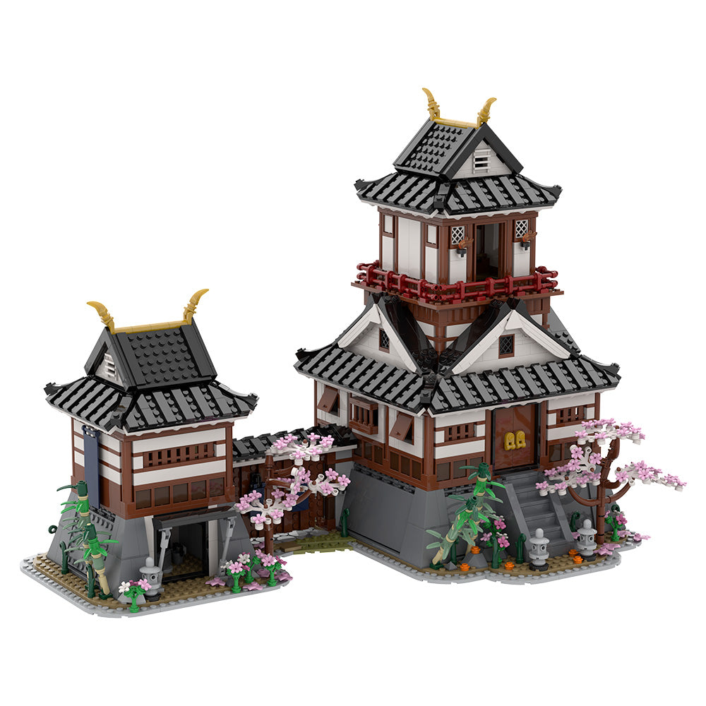 2840PCS Japanese Samurai Castle MOC Building Block Bricks |MocPixel