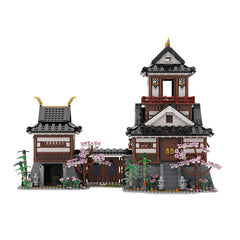 2840PCS Japanese Samurai Castle MOC Building Block Bricks |MocPixel