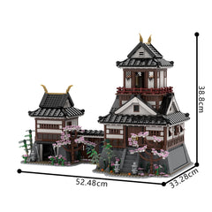 2840PCS Japanese Samurai Castle MOC Building Block Bricks |MocPixel