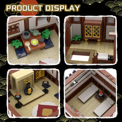 2840PCS Japanese Samurai Castle MOC Building Block Bricks |MocPixel