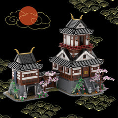2840PCS Japanese Samurai Castle MOC Building Block Bricks |MocPixel