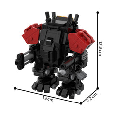 369PCS Hellldivers Automaton Hulk MOC Building Block Bricks |MocPixel