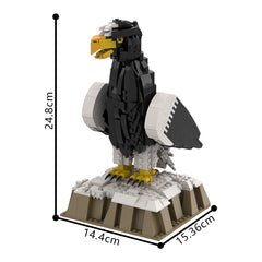 781PCS Steller's Sea Eagle MOC Building Block Bricks |MocPixel