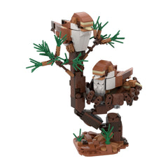 404PCS Two Little Birds MOC Building Block Bricks |MocPixel