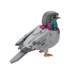 255PCS Feral Pigeon MOC Building Block Bricks |MocPixel