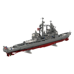 1756PCS Ticonderoga - Cg-72 Uss Vella Gulf MOC Building Block Bricks |MocPixel