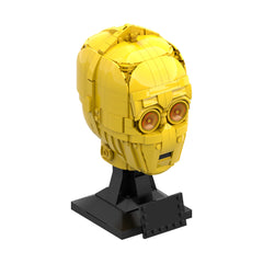 609PCS C-3Po Head (Helmet Collection Style) MOC Building Block Bricks |MocPixel