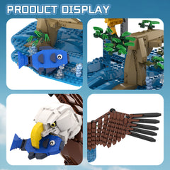 1358PCS Birds - Eagle MOC Building Block Bricks |MocPixel