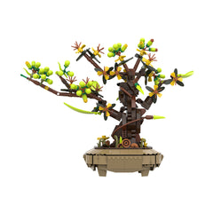 643PCS Apricot Bonsai MOC Building Block Bricks |MocPixel